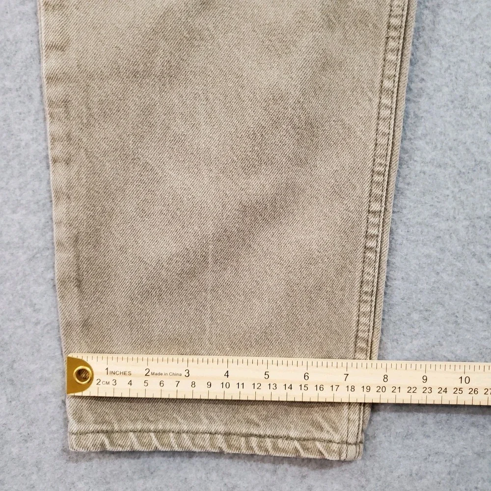 Vintage Levi's Men's 550 Khaki Jeans W33xL33 Straight Leg '98‎ USA Made